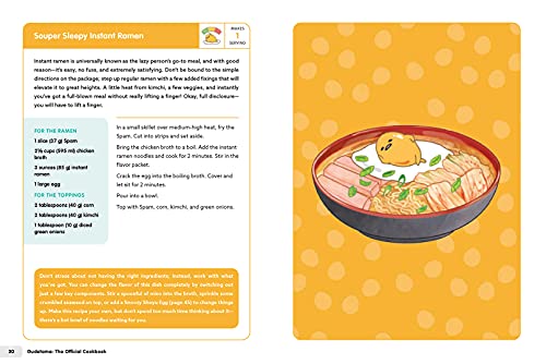 Gudetama: The Official Cookbook: Recipes for Living a Lazy Life