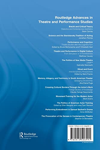 The Provocation of the Senses in Contemporary Theatre (Routledge Advances in Theatre & Performance Studies)