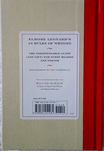 Elmore Leonard's 10 Rules of Writing