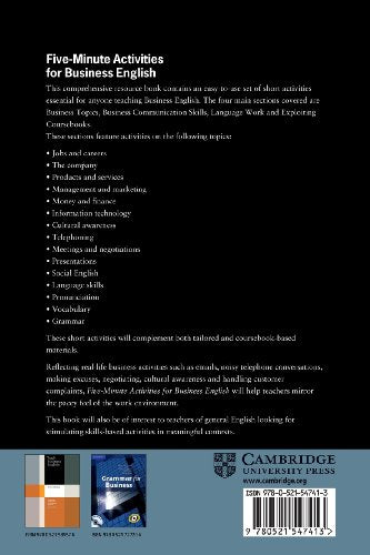 Five-Minute Activities for Business English (Cambridge Handbooks for Language Teachers)