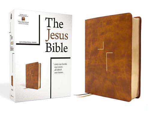 The Jesus Bible, NIV Edition, Leathersoft, Tan, Comfort Print