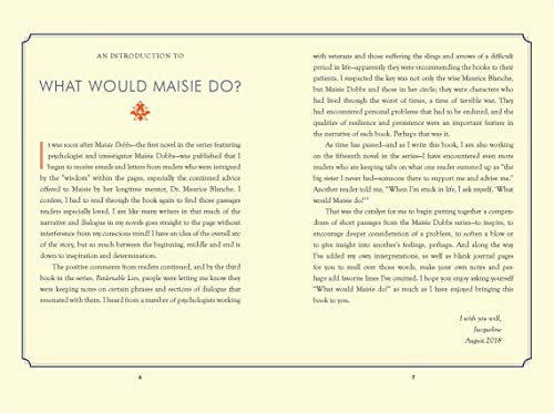 What Would Maisie Do?: A Companion to the Best-Selling Maisie Dobbs Series - Timeless Wisdom and Inspiration for Fans