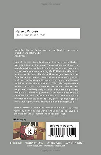 One-Dimensional Man: Studies in the Ideology of Advanced Industrial Society (Routledge Classics)