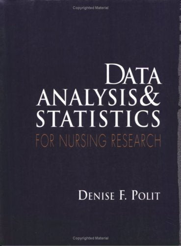 Data Analysis & Statistics for Nursing Research