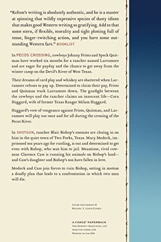 Texas Showdown: Two Texas Novels — back cover