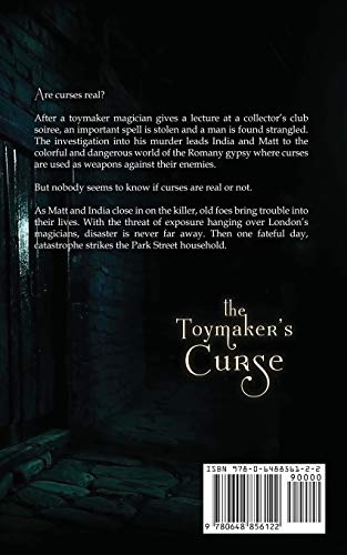 The Toymaker's Curse (Glass and Steele) — back cover