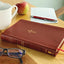 NASB, Thinline Bible, Leathersoft, Brown, Red Letter, 1995 Text, Thumb Indexed, Comfort Print