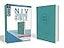 NIV, Value Thinline Bible, Large Print, Leathersoft, Teal, Comfort Print