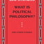What is Political Philosophy? And Other Studies