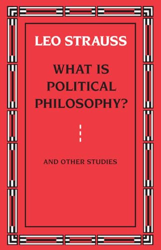 What is Political Philosophy? And Other Studies