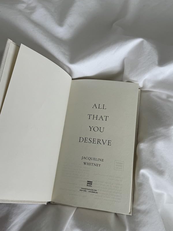 All That You Deserve