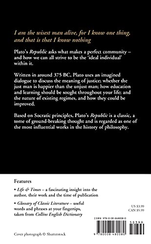 Republic (Collins Classics) — back cover