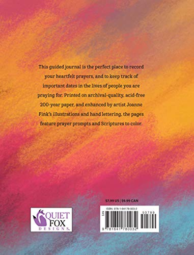 My Prayer Journal (Quiet Fox Designs) Inspiring, Faith-Based Guided Journal; Thoughtful Questions, Color Illustrations, Uplifting Thoughts, and Scripture Passages; Lined Pages for Journaling