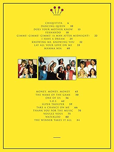 ABBA - Gold: Greatest Hits (Piano/Vocal/guitar Artist Songbook)
