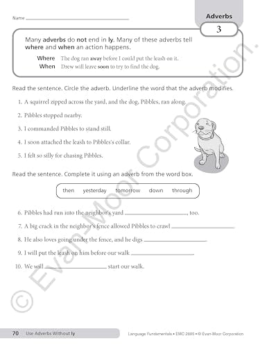 Evan-Moor Language Fundamentals, Grade 5