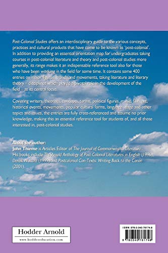 Post-Colonial Studies: The Essential Glossary (Essential Glossary Series)