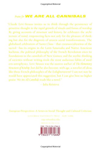We Are All Cannibals: And Other Essays (European Perspectives: A Series in Social Thought and Cultural Criticism)