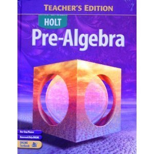 Pre-Algebra, Teacher's Edition