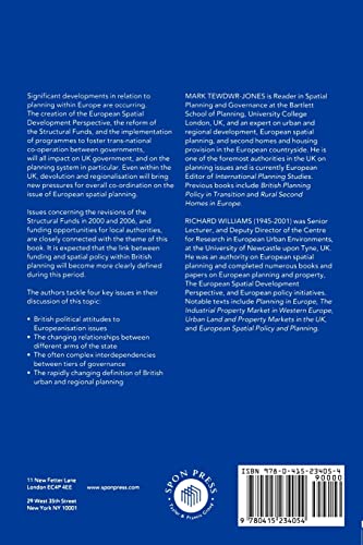 The European Dimension of British Planning