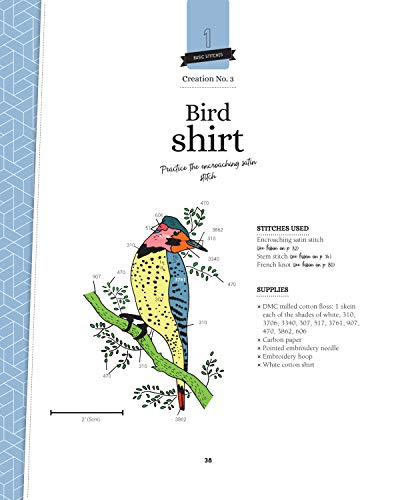 Big Book of Embroidery: 250 Stitches with 29 Creative Projects (Landauer) Designs from Simple to Advanced, Stitch Encyclopedia for Loop, Straight, Cross, Woven, Couching Stitches, Techniques, & More