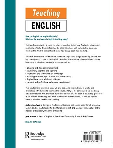 Teaching English: A Handbook for Primary and Secondary School Teachers