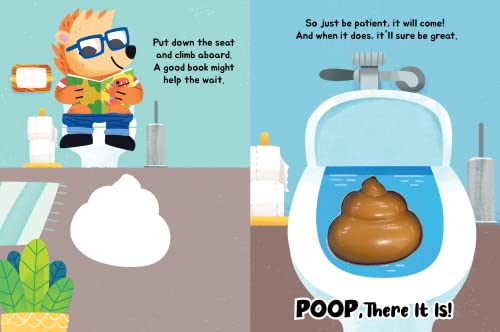 Little Hippo Poop, There It Is! Touch and Feel Board Book