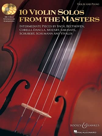 10 Violin Solos from the Masters: Violin and Piano With two CDs of performances and accompaniments Book/2-CD Pack