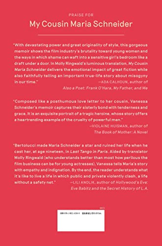My Cousin Maria Schneider: A Memoir — back cover