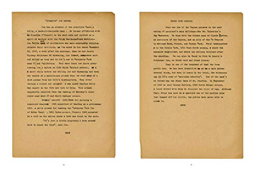 Bullets for Dead Hoods: An Encyclopedia of Chicago Mobsters, c. 1933