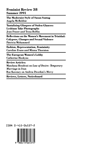 Feminist Review: Issue 38