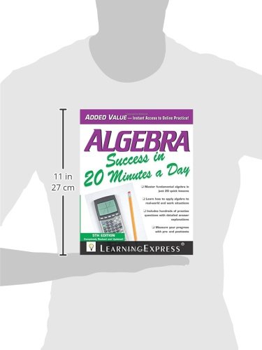 Algebra Success in 20 Minutes a Day