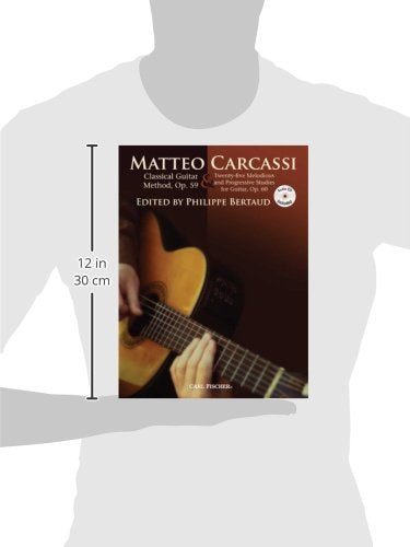 GT216 - Carcassi Classical Guitar Method, Op. 59 & Twenty-five Melodious and Progressive Studies (Revised book/CD edition, 2011)