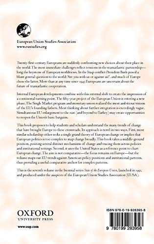 The State of the European Union: Volume 7: With US or Against US? European Trends in American Perspective