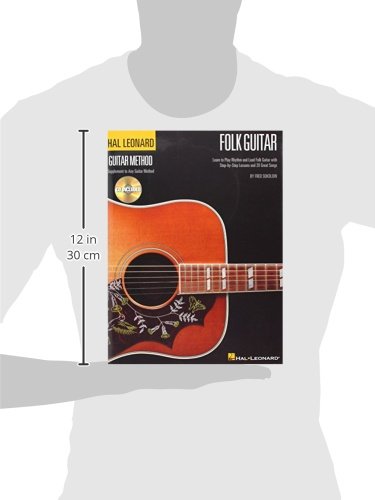 Hal Leonard Folk Guitar Method Learn to Play Rhythm and Lead Folk Guitar with Step-by-Step Lessons and 20 Great Songs - Book/Online Audio