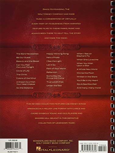 The Disney Fake Book - Piano, Vocal and Guitar Chords