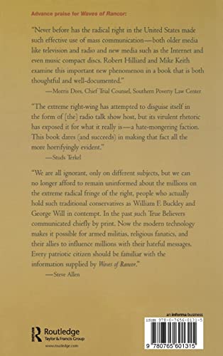 Waves of Rancor: Tuning into the Radical Right (Media, Communication, and Culture in America)