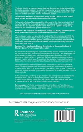 Japan's Subnational Governments in International Affairs (The University of Sheffield/Routledge Japanese Studies Series)