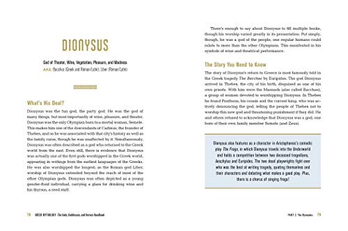 Greek Mythology: The Gods, Goddesses, and Heroes Handbook: From Aphrodite to Zeus, a Profile of Who's Who in Greek Mythology (World Mythology and Folklore Series)