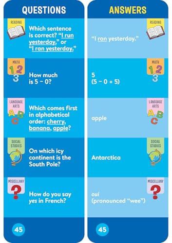 Brain Quest 1st Grade Smart Cards Revised 5th Edition