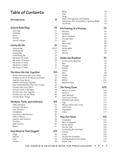 The Complete Resource Book for Preschoolers: An Early Childhood Curriculum With Over 2000 Activities and Ideas (Complete Resource Series)