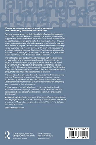 Modern Languages and Learning Strategies: In Theory and Practice