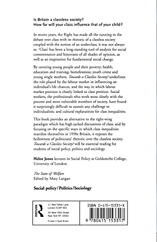 Towards a Classless Society? (State of Welfare)