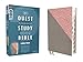 NIV, Quest Study Bible, Large Print, Leathersoft, Gray/Pink, Thumb Indexed, Comfort Print: The Only Q and A Study Bible