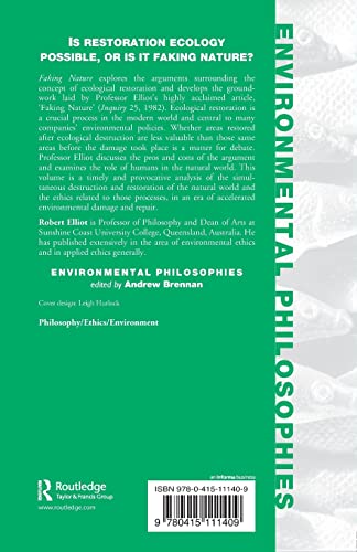 Faking Nature (Environmental Philosophies)