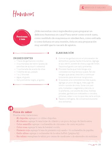 Cocina sana con pizca de sabor: Una guía práctica para nutrir tu cuerpo y vivir / Healthy Cooking with a Pinch of Flavor (Spanish Edition)
