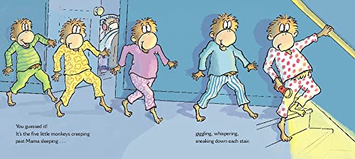 Five Little Monkeys Looking for Santa Board Book