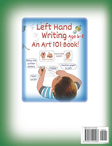 Fundamentals of Left Handwriting, Age 5 - 6: Learn letter structures - legibility; practice fine motor skills - the growth of intelligence (Handwriting for lefties)