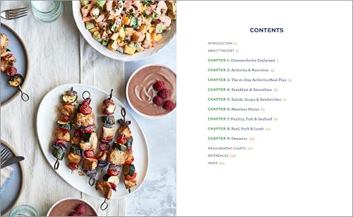 21-Day Arthritis Diet Plan: Nutrition Guide and Recipes to Fight Osteoarthritis Pain and Inflammation