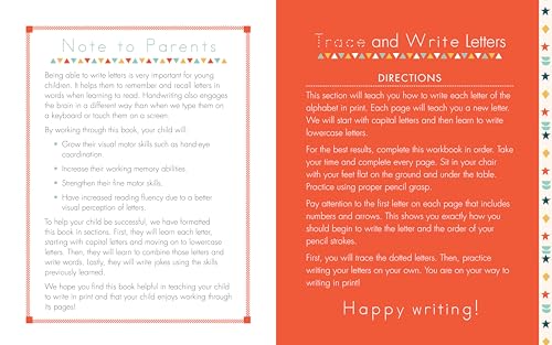 The Print Handwriting Workbook for Kids: Laugh, Learn, and Practice Print with Jokes and Riddles