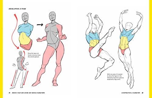Design Your Own Anime and Manga Characters: Step-by-Step Lessons for Creating and Drawing Unique Characters - Learn Anatomy, Poses, Expressions, Costumes, and More
